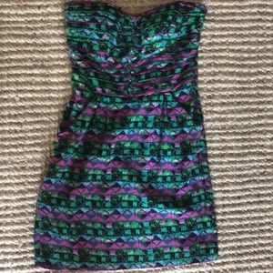 Charlie Jade Silk Cocktail Dress like Tibi Lilly